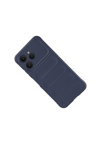 Rba Aksesuar Tecno Spark 40 Kılıf Esnek Tpu Oyuklu Arka Yüzey Tasarımlı Rba Etnik Silikon Kapak - Koyu Yeşil Yeşil