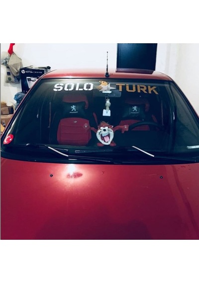 Solotürk Büyük Alınlık Sticker Tr De Tek. 80X17Cm Solo Türk