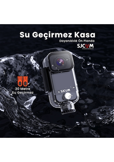 SJCAM C300 4K UHD 2160P Çift Ekranlı Ultra Batarya 2800mAh + 1000mAh WiFi 20MP 154° Aksiyon Kamerası Siyah SJCAM C300 4K UHD 2160P Çift Ekranlı Ultra Batarya 2800mAh + 1000mAh WiFi 20MP 154° Aksiyon Kamerası Siyah