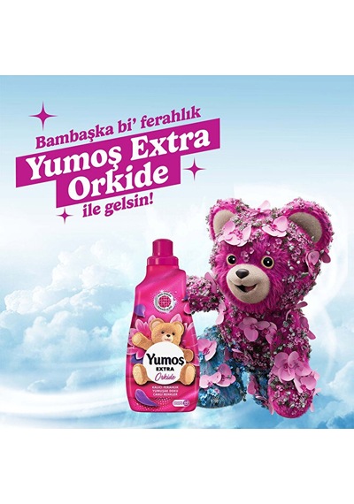 Yumoş Extra Konsantre Çamaşır Yumuşatıcısı Orkide 1440 Ml 60 Yıkama 3 Adet Tekli