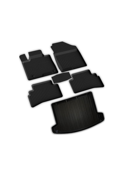 Ferrous Autoaccessories Hyundai Tucson Elite Plus İle Uyumlu 4d Paspas Ve 3d Bagaj Havuzu 2021 Ve Üstü Açık Bej