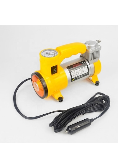 Pro Seri Çelik Gövde Pistonlu 12 V 160 Psi Dakikada 85 Lt Araç Araba Lastik Bot Şişirme Kompresörü