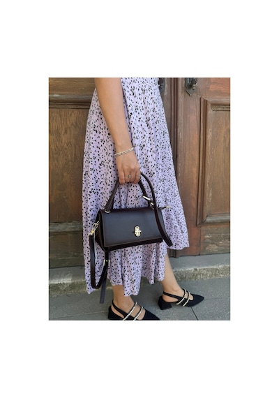 Just Polo Kadın Yeni Sezon Aksesuar Detaylı Çapraz Ayarlanabilir Askılı Şık El & Omuz Çantası Ebat 22 X 11 Cm Kahverengi 25159771