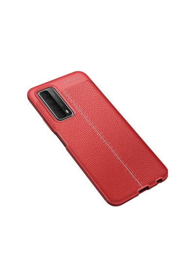 Cosmotex Newface Huawei P Smart 2021 Kılıf Auto Focus Kapak - Kırmızı