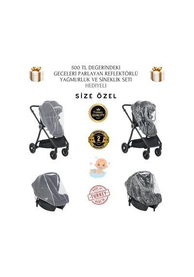 Mamma Range Çift Yönlü 6 In 1 Yeni Nesil Travel Sistem Bebek Arabası