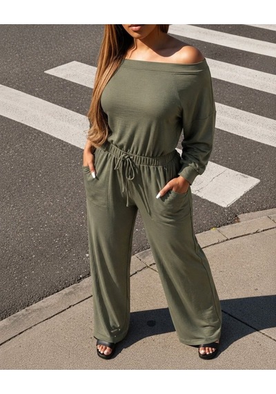 Bhrwear Kadın Modanna Yaka Sırttan V Yakalı Beli Lastikli Viskon 2 Iplik Tulum Renkli
