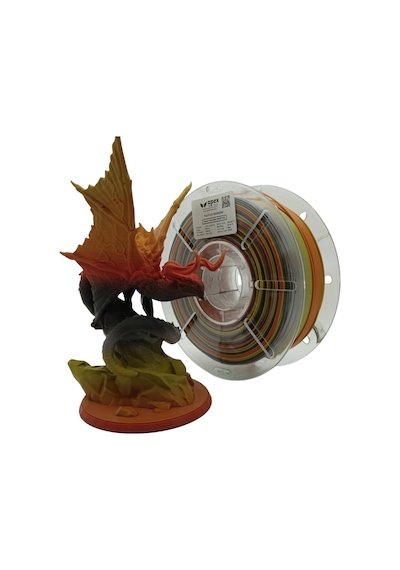 Apex3d Gökkuşağı Pla+ Filament - Volkanik Patlama 1 Kg 1.75mm