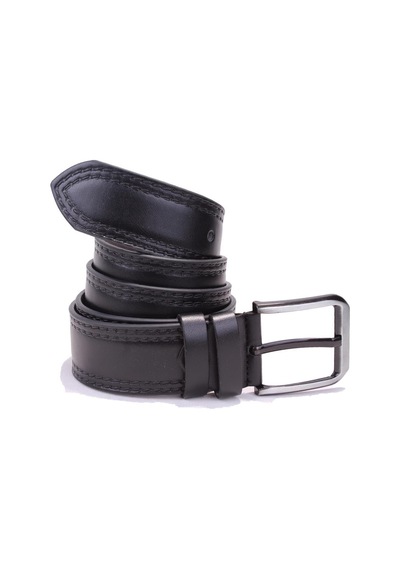 Dagoster DMK26-455 Siyah 4.5 CM Suni Deri Erkek Kemer Siyah