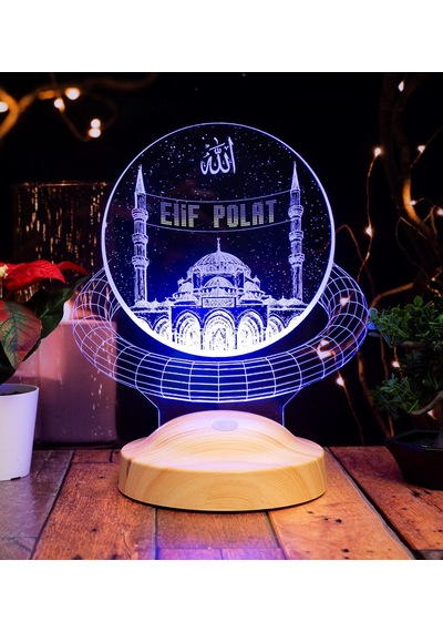 Mahyalı Camii, Kişiye Özel Dini Hediye 3D Led Lamba