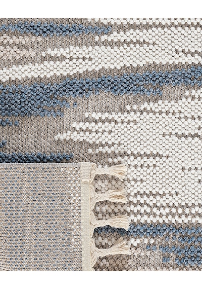 Madame Coco Grania Saçaklı Halı - Gri - 80x150 Cm 8684427028681 Gri