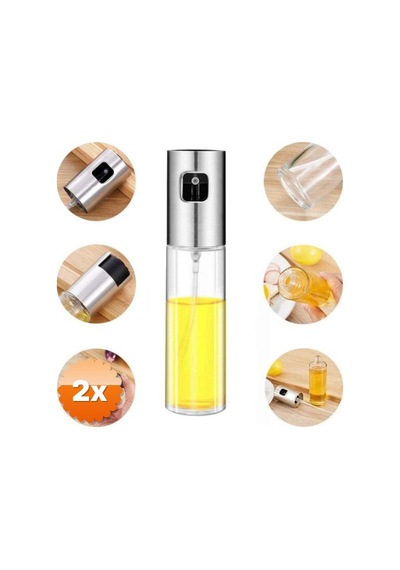 2 Adet 100 Ml Çok Amaçlı Spreyli Cam Şişe