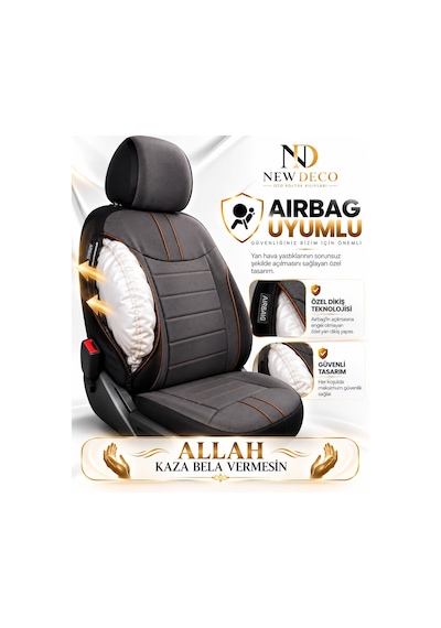 Seat Toledo Uyumlu Jakar Arabiyeli Oto Koltuk Kılıfı Airbag Uyumlu Lüks Seri Tam Set