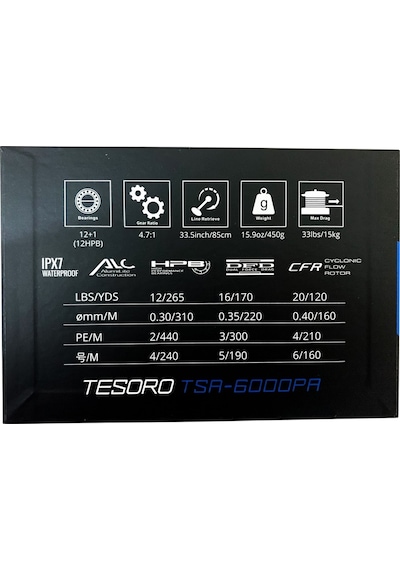 Okuma Tesoro Tsr-6000pa 12+1bb Jig Olta Makinesi