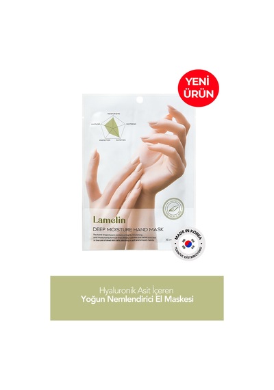 Hyalüronik Asit İçeren Yoğun Nemlendirici El Maskesi Deep Moısture Hand