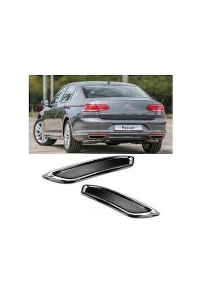 Vw Passat B8 2016 Ve Üstü Difüzör Kromu 2 Parça