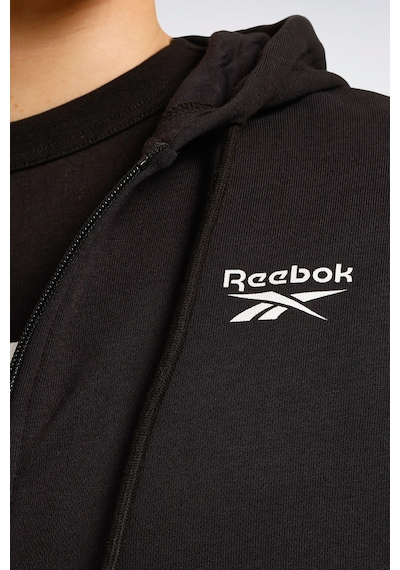 Reebok Id French Terry Sl Logo F Siyah Erkek Eşofman Üstü 000000000101965477 Siyah