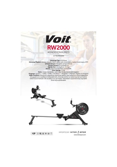 Voit RW 2000 Kondisyon Küreği