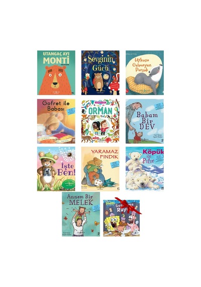 Utangaç Ayı Monti-seni Seviyorum Miniğim-küçük Meşe Palamudu - Tarçın Tam 10 Kitap