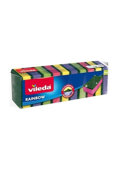 Ekonomik Bulaşık Süngeri, 10&apos Lu Ekonomik Paket, Rainbow 81937901