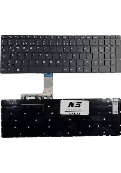 Lenovo Uyumlu Ideapad 310-15ıap, 310-15ıkb, 310-15ısk Klavye Tr Siyah