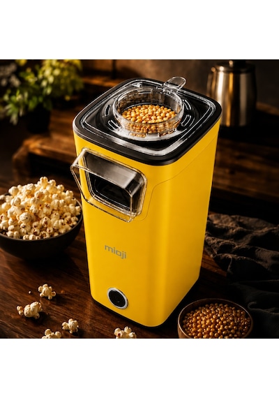Mioji POPX1 1100 W Yağsız Kompakt Mısır Patlatma Makinesi