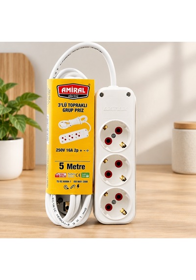 Düz 5 M Priz E Bulurum Yapı Market & Bahçe Elektrik & Aydınlatma Çoklu Priz & Uzatma Kabloları Akım Korumalı Priz & Grup Priz Ürün Çok Renkli Diğer