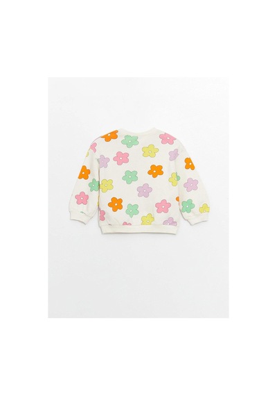 LC Waikiki Lcw Baby Bisiklet Yaka Uzun Kollu Baskılı Kız Bebek Sweatshirt Ve Tayt 2'li Takım Ecru Prınted 2 LC Waikiki Lcw Baby Bisiklet Yaka Uzun Kollu Baskılı Kız Bebek Sweatshirt Ve Tayt 2'li Takım Ecru Prınted 2