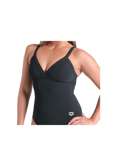 Arena Lara Soft Curve Back Kadın Siyah Yüzücü Mayosu 008119550 1766216 Siyah