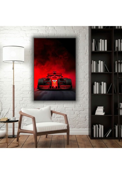 Formula 1 Motors Temalı Dekoratif Cam Tablo -15