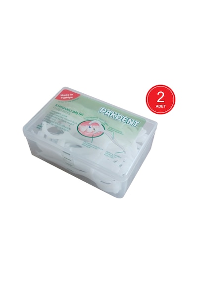 Pakdent Kürdanlı Diş İpi 50'li x 2 Paket