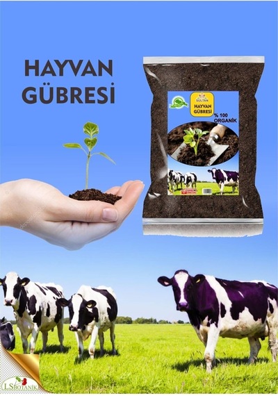 Hayvan Gübresi Büyükbaş, Yanmış Elenmiş İlaçlanmış, 3,5 Litre 0,250