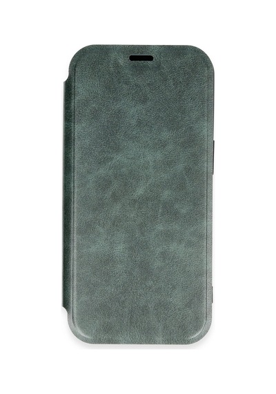 Apple iPhone Uyumlu 16 Pro Max Kılıf Flip Cover - Koyu Yeşil Bz8683140814090