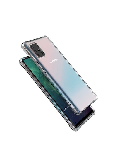 Samsung Uyumlu Galaxy A71 Kilif Köse Korumali Seffaf Silikon Kapak 406850338