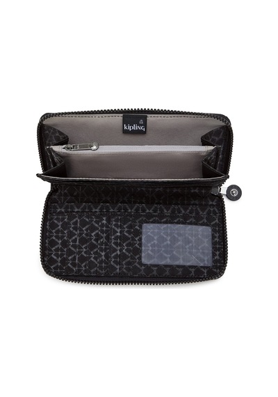Kipling Kıplıng Money World Büyük Boy Cüzdan Siyah Sıgnature Emb Siyah