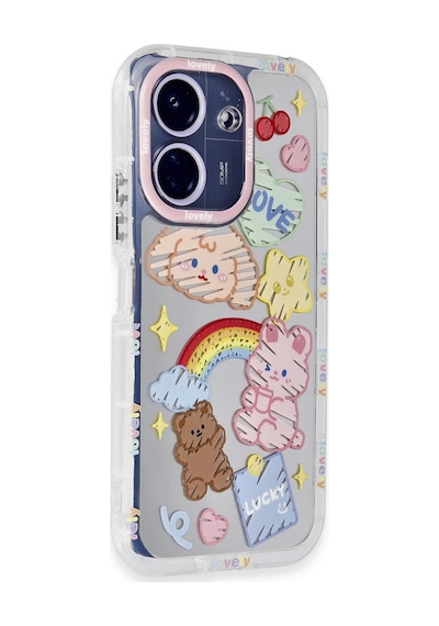 Cosmotex Newface Xiaomi Redmi 13c Kılıf Reflexion Desenli Kapak - Desen 4