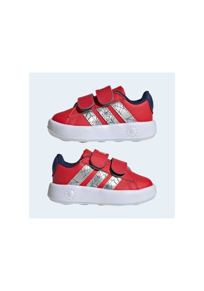 Adidas Grand Court Spider-man Cf I Bebek Sneaker Kı9193 Pure Ruby / Gümüş Met. / Koyu