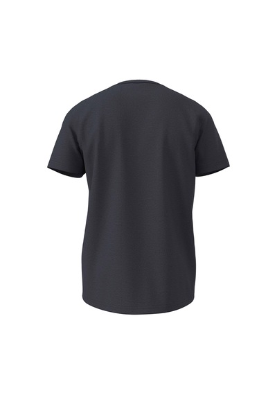 Calvin Klein Erkek Marka Logolu Pamuklu Bisiklet Yakalı Nem Emici Kumaşlı Şık Görünümlü Günlük Kullanıma Uygun Mavi T-shirt 000nm2748e Ccı