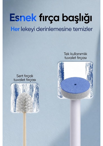 Ayrex Tuvalet Fırçası - Yeni Nasil, Banyo Fırçası, Klozet & Hijyenik Fırçası, Wc Fırça, Çok Amaçlı Diğer