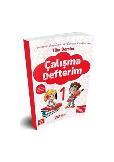 1. Sınıf Tüm Dersler Çalışma Defterim -  Kırmızı Beyaz Yayınları
