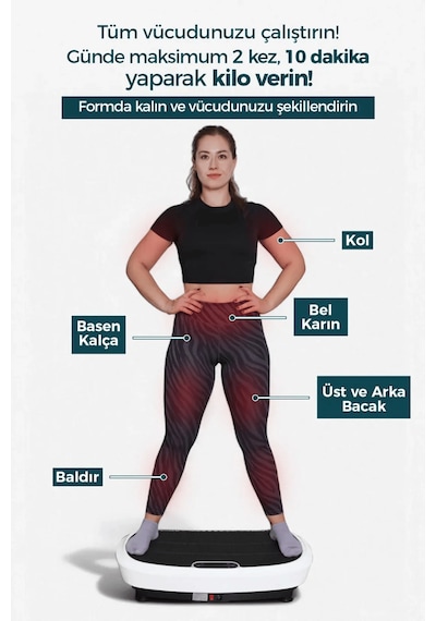 Teknogerman Ultra Power Model Yüksek Titreşimli Ve Spor Cihazı