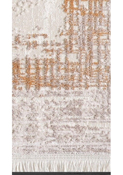 By Özer Halı Vizon Renk Terra Bordürlü Modern Artemis Halı Gotik 02242e Salon Halısı Çok Renkli