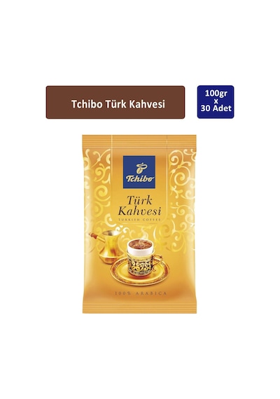 Tchibo Türk Kahvesi 100 Gr X 30 Adet Çekirdek