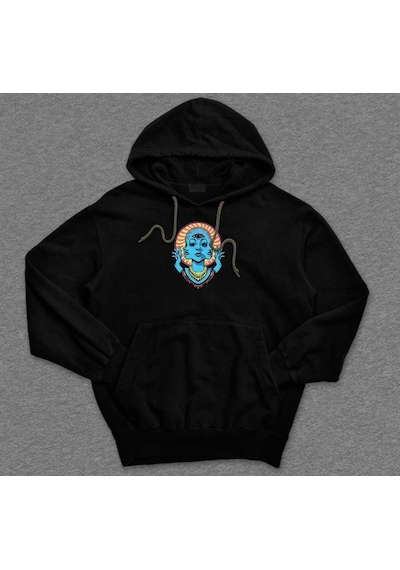 Yoga Ohm Meditasyon Üçüncü Göz Sweatshirt Unisex Kapüşonlu Hoodie 001
