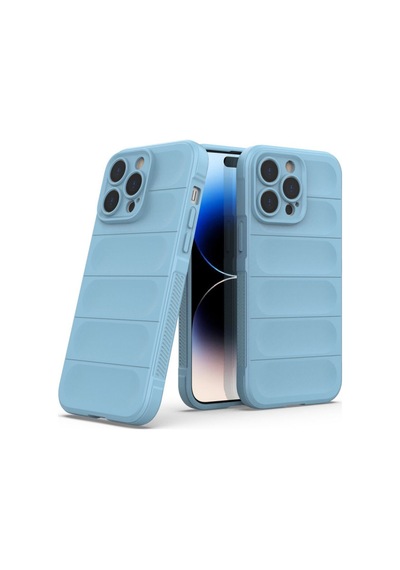 Apple iPhone Uyumlu 15 Pro Kılıf Optimum Silikon - Sky Blue Bzsxx00 1