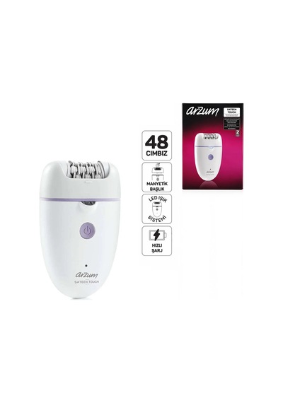 Lb Epilatör Epilasyon Cihazı 48 Cımbız Manyetik Başlık Led Işık Sistem - Hızlı Şarj Ar5173-02