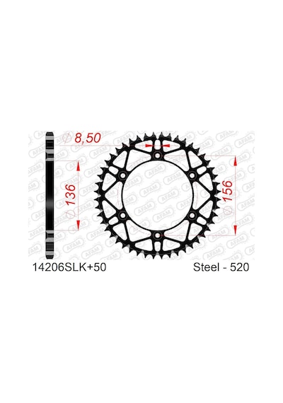 Afam Rear Steel Sprocket