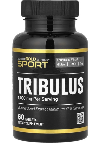 California Gold Nutrition Sport Tribulus 1000 Mg 60 Tablet Usa Menşeii Orijinal Dmmedicineden