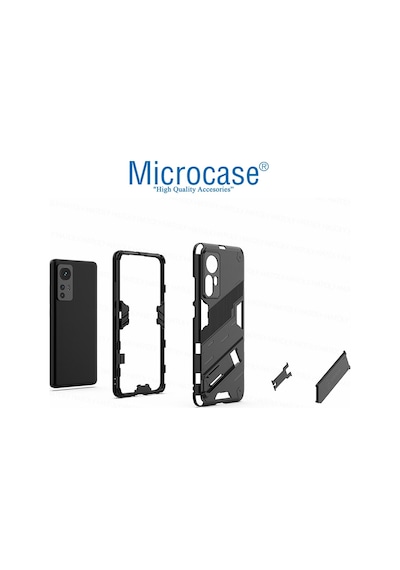 Microcase Xiaomi 12T/12T Pro/K50 Ultra Matrix Serisi Kılıf-Al3416