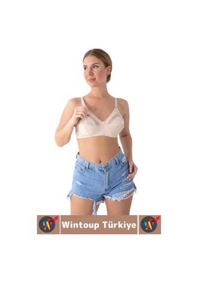 Wintoup İz İç Göstermez Meme Dikleştirici Şekillendirici Esnek Konforlu Estetik Şık Göğüs Toparlayıcı Sütyen Ten