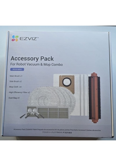 Ezviz Rs20 Max Aksesuar Paketi Ana Fırça-yan Fırçalar-yüksek Verimli Filtre-mop Bezleri-toz Torbaları